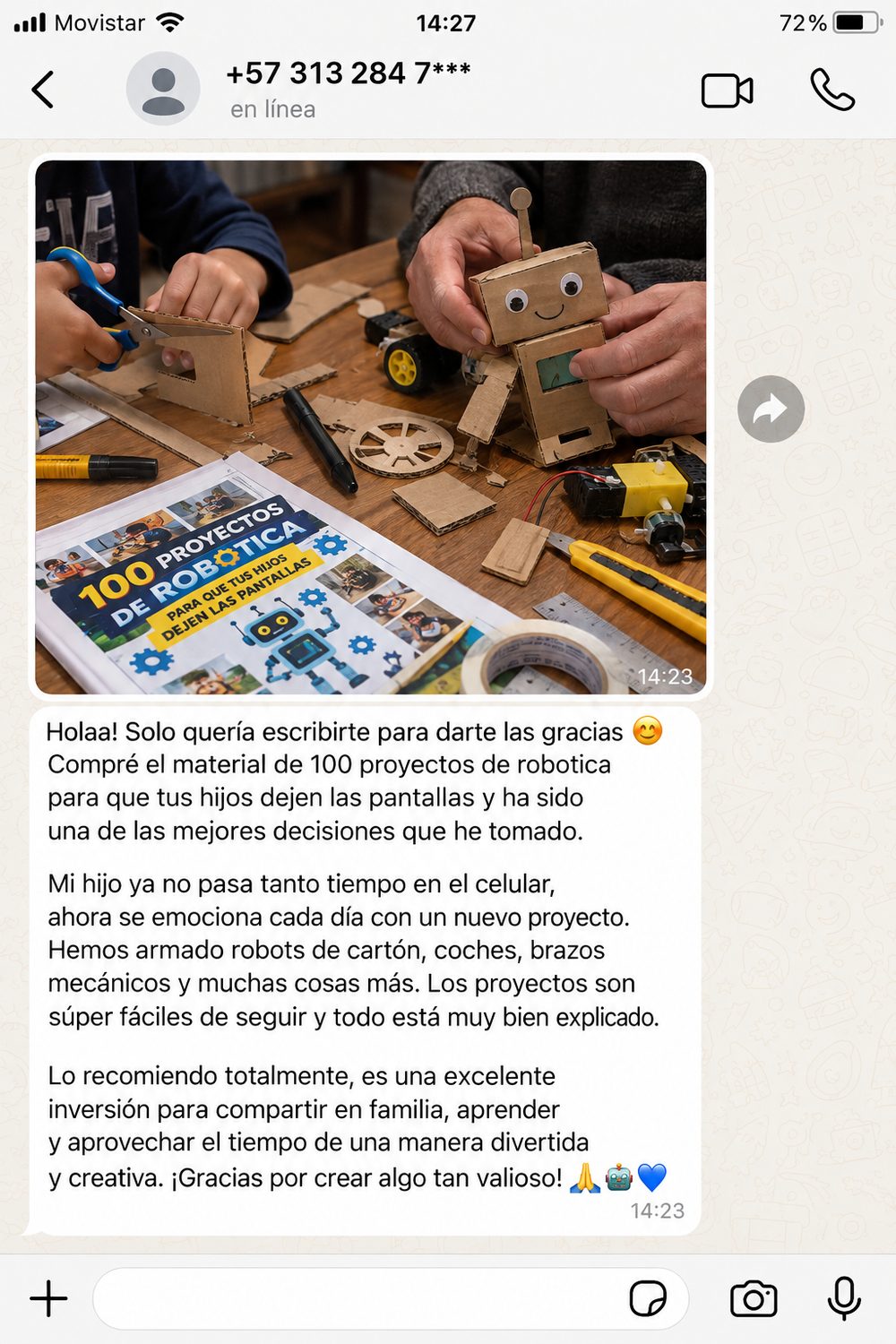 Testimonio de una madre: su hijo ya no pasa tanto tiempo en el celular y se emociona cada día con un nuevo proyecto de robótica